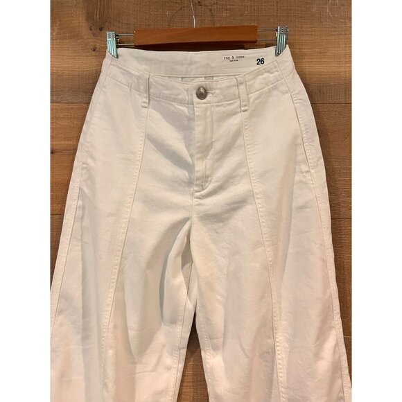 NWT rag & bone Featherweight Arianna Palazzo Pants JEANS SIZE 26 - Picture 5 of 9